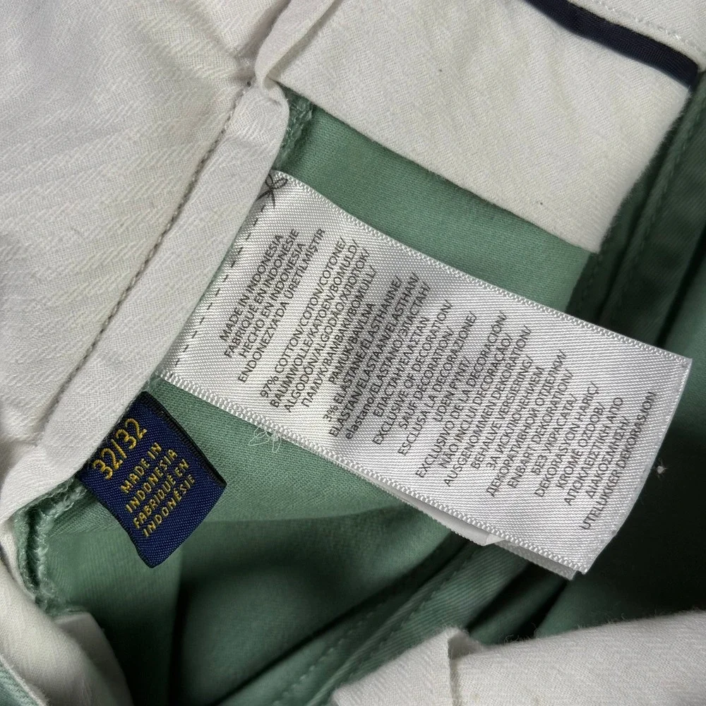 Polo Ralph Lauren Chinos Mens 32x32 Mint Green Stretch Slim Fit Pants
